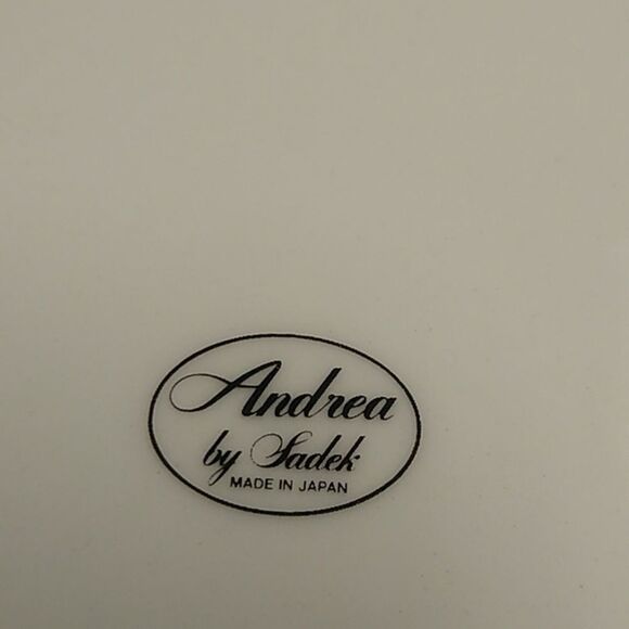 Andrea by Sadek Floral Ceramic Cake Plate and Server Set - Picture 6 of 6